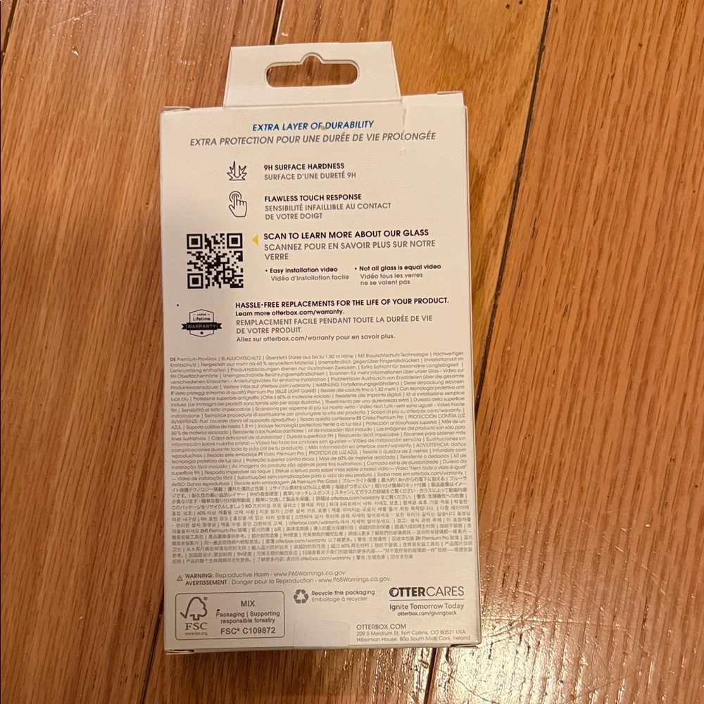 OtterBox Premium Pro Glass Screen Protector for iPhone 16 Pro Max -